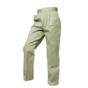 Gusto Twill Pleated Uniform Pants, Boys husky